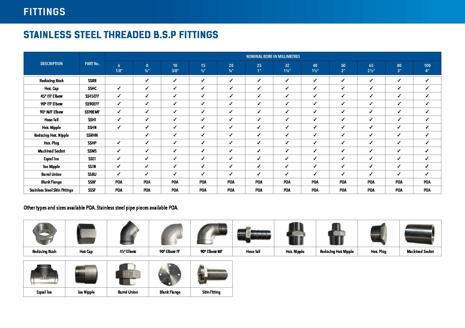 Stainless Steel Fittings Catalogue Pdf Catalog Library